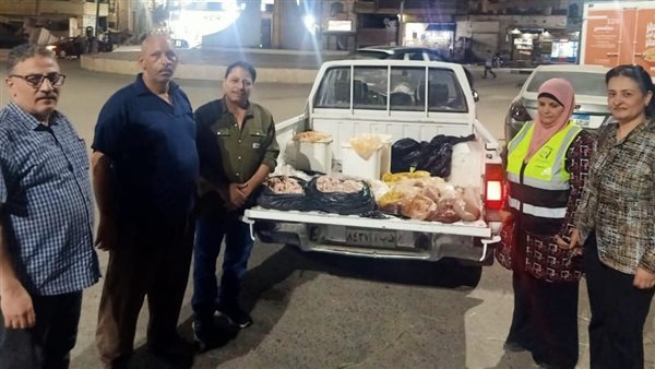 ضبط 114 كيلو لحوم ودواجن فاسدة داخل مطاعم شهيرة بالفيوم